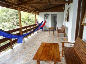 Big terrace and hammock · Treetop accommodation Pulau Weh